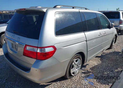 2007 Honda Odyssey Touring from USA, damaged, VIN 5FNRL38807B060706